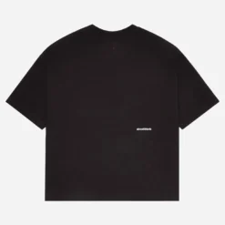 About---blank.com Mock Neck T-shirt Black/ecru