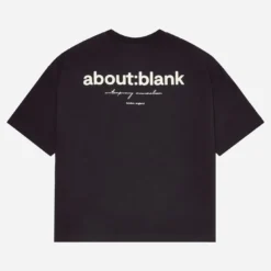About---blank.com Box T-shirt Black