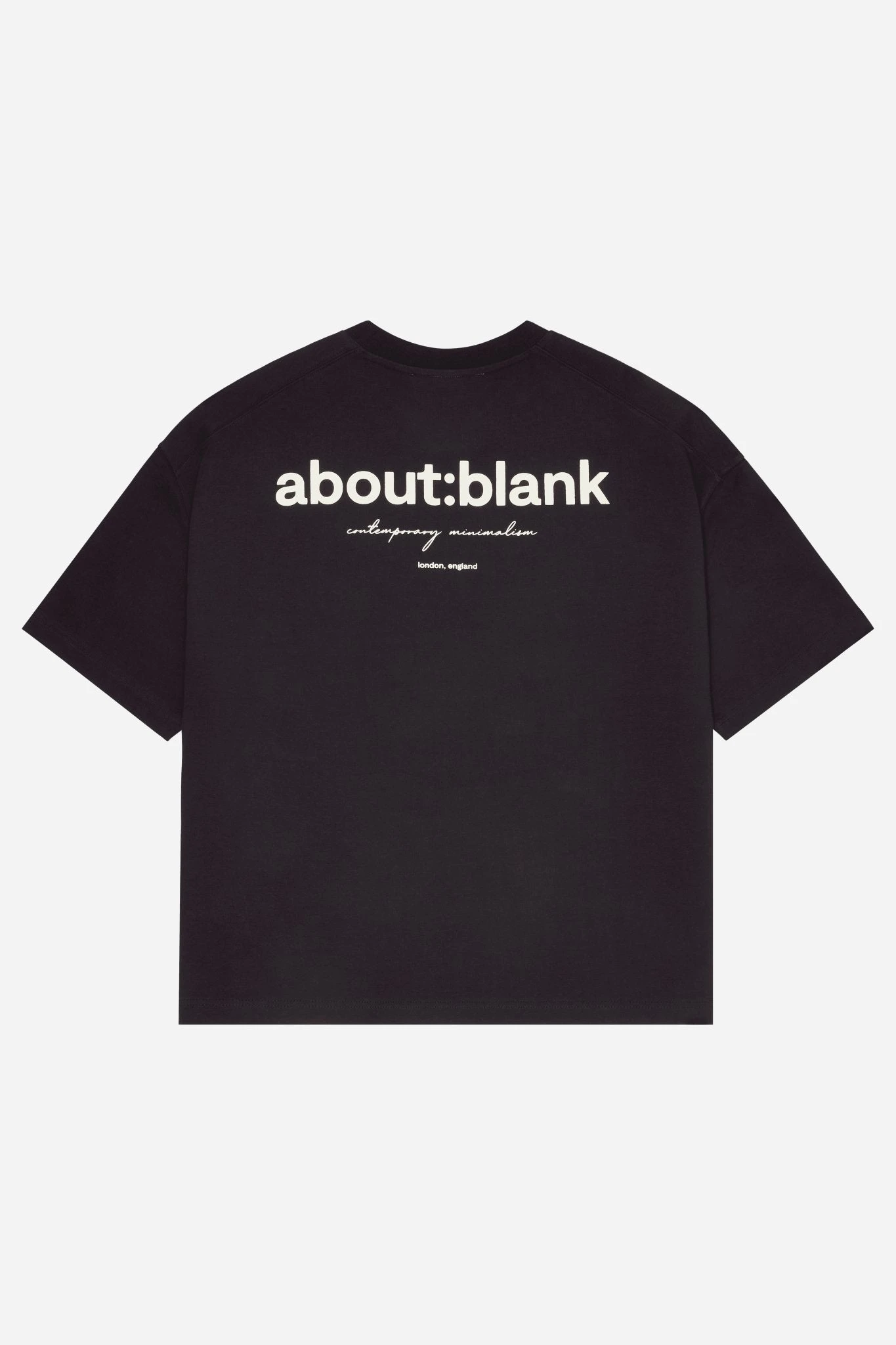 About---blank.com Box T-shirt Black